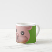 Tasse Expresso nounours avec ruban (Devant droit)