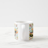 Tasse Expresso Nourriture japonaise : Motif 4 de sushi (Dos)