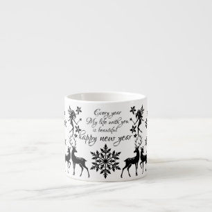 Tasse Expresso nouvelle année heureuse