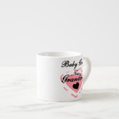 Tasse Expresso Nouvelle mamie Bébé Fille Coeur Rose Cadeaux (Devant droit)