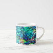 Tasse Expresso Nouvelle-Zélande Abalone Paua Shell Motif 1 (Droite)