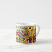 Tasse Expresso Nuggets d'or Antique Étiquette Cigar (Devant droit)