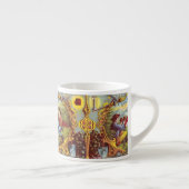 Tasse Expresso Nuggets d'or Antique Étiquette Cigar (Droite)