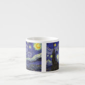 Tasse Expresso Nuit étoilée, Vincent Van Gogh. (Devant)