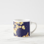 Tasse Expresso nuit hydrangée et or (Droite)