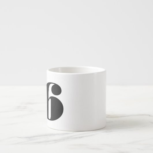 Tasse Expresso Numéro six (Devant)