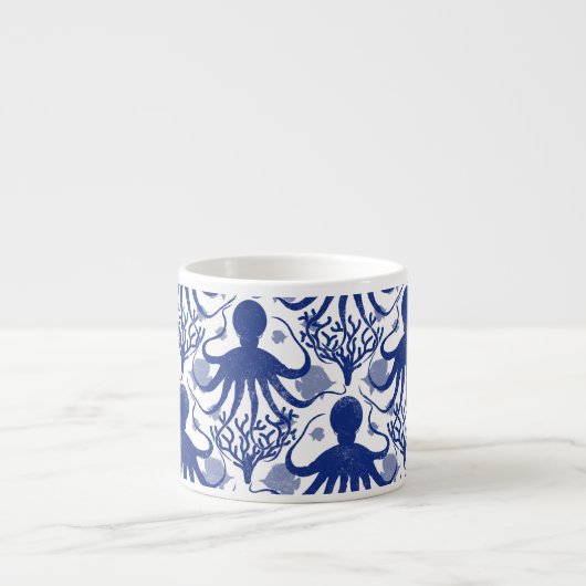 Tasse Expresso octopus (Devant)