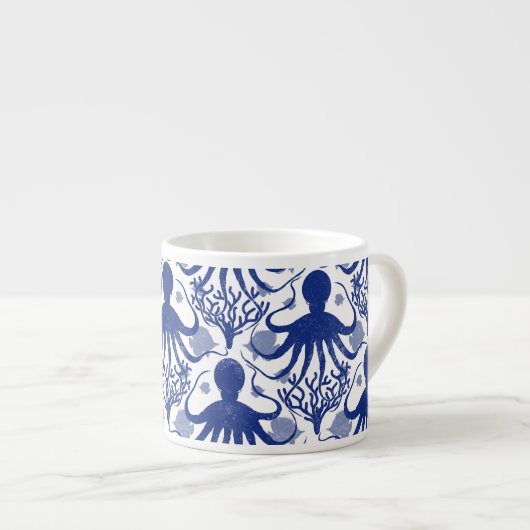Tasse Expresso octopus (Devant droit)