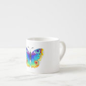 Tasse Expresso Oeil de paon arc-en-ciel (Devant droit)