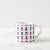 Tasse Expresso Oeufs de Pâques aux fleurs et au ruban (Droite)
