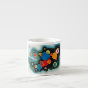Tasse Expresso Oeuvre Abstraite de Deepened Impulse par Kandinsky