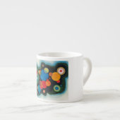 Tasse Expresso Oeuvre Abstraite de Deepened Impulse par Kandinsky (Devant droit)