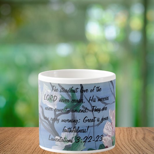 Tasse Expresso Œuvre d'art originale Écriture