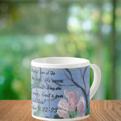 Tasse Expresso Œuvre d'art originale Écriture