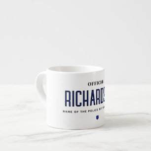 Tasse Expresso Officier de police personnalisé