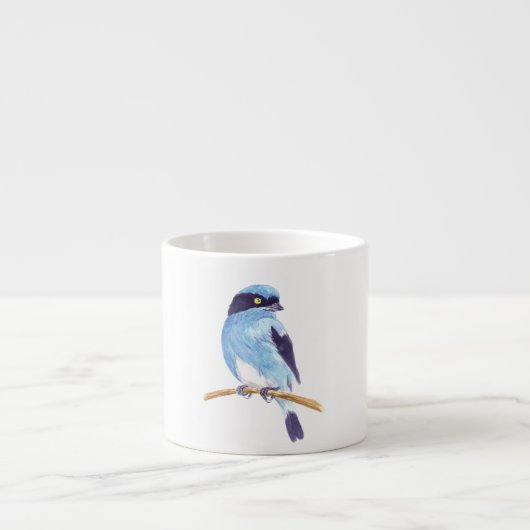 Tasse Expresso Oiseau bleu (Devant)