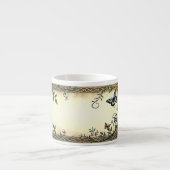 Tasse Expresso Oiseau et Papillon (Devant)
