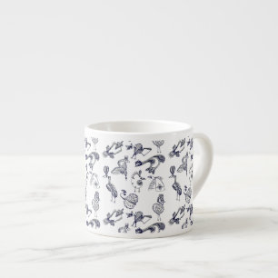 Tasse Expresso Oiseaux fées