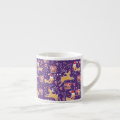 Tasse Expresso Oiseaux musicaux de Noël et muqueuse de rennes (Droite)