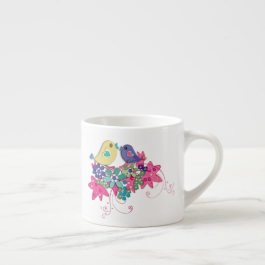 Tasse Expresso Oiseaux, verre (Droite)
