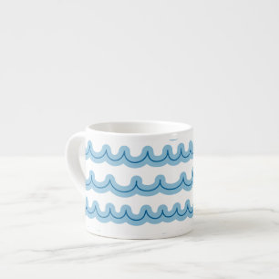 Tasse Expresso Ondes Whimsical Ocean