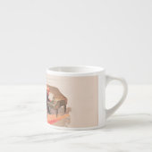 Tasse Expresso Opéra et Expresso - porc anthropomorphe de chant (Droite)