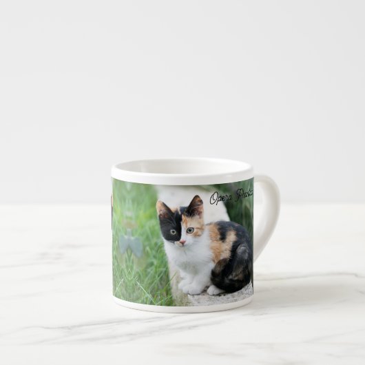 Tasse Expresso Opera Phantom Chat (Devant droit)
