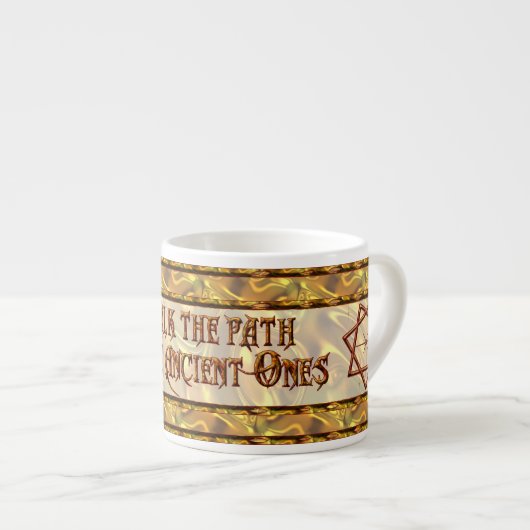 Tasse Expresso Or Septagram (Devant droit)