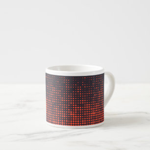 Tasse Expresso Orange, moderne, point mi-teint urbain design moti