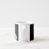 Tasse Expresso Orchidée blanche et violette (Dos)