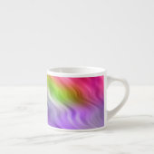 Tasse Expresso Orchidée violette texture ondulée (Droite)