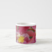 Tasse Expresso Orchidées rose et jaune (Devant)