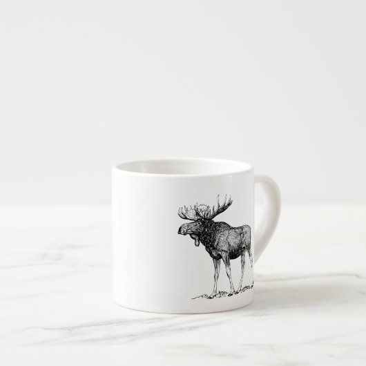 Tasse Expresso Orignaux (Devant droit)