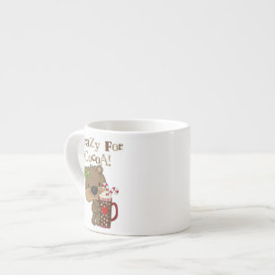 Tasse Expresso Ours de fille fou pour le cacao