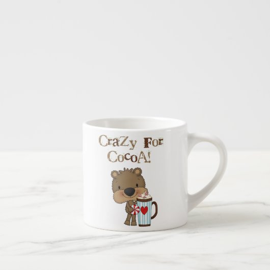 Tasse Expresso Ours de garçon fou pour des vacances de cacao (Droite)