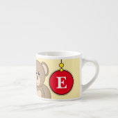 Tasse Expresso Ours en peluche mignon jaune rouge avec étoiles en (Droite)