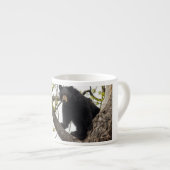 Tasse Expresso Ours noir Escalade (Devant droit)