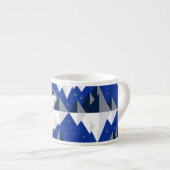 Tasse Expresso Ours polaire sur Iceberg Motif sans couture. (Devant droit)