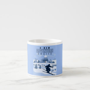 Tasse Expresso Outdoor Adventure snowboard hiver