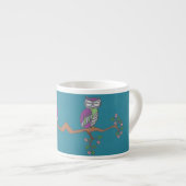 Tasse Expresso Owl art Night Blue (Devant droit)
