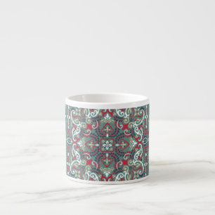 Tasse Expresso Paisley Bandana Imprimer : Écharpe à cou de soie