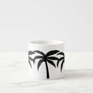 Tasse Expresso Palmiers tropicaux