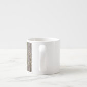 tasse expresso Panda rouge photo. (Dos)