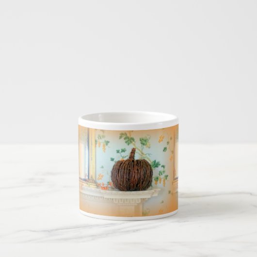 Tasse Expresso panier citrouille colonial espresso mule (Devant)