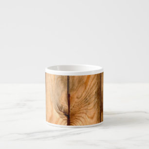 Tasse Expresso Panneaux de bois rustiques PixDezines