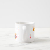 Tasse Expresso panneaux orange (Dos)