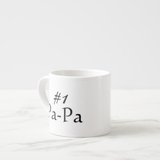 Tasse Expresso Papa #1 (Devant gauche)