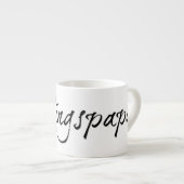 Tasse Expresso Papa préféré - écriture noire 00001 (Devant droit)