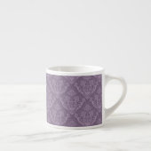 Tasse Expresso Papier peint floral pourpre (Droite)
