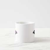 Tasse Expresso Papillon à queue noire non binaire (Devant)